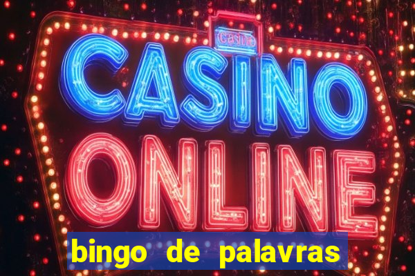 bingo de palavras de natal